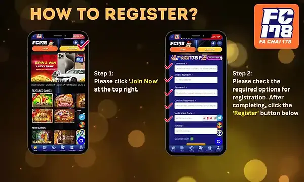 How to register on FC178