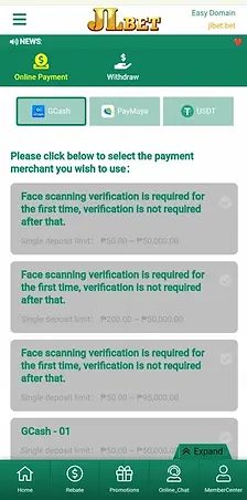 How to Deposit on JLBet Guide